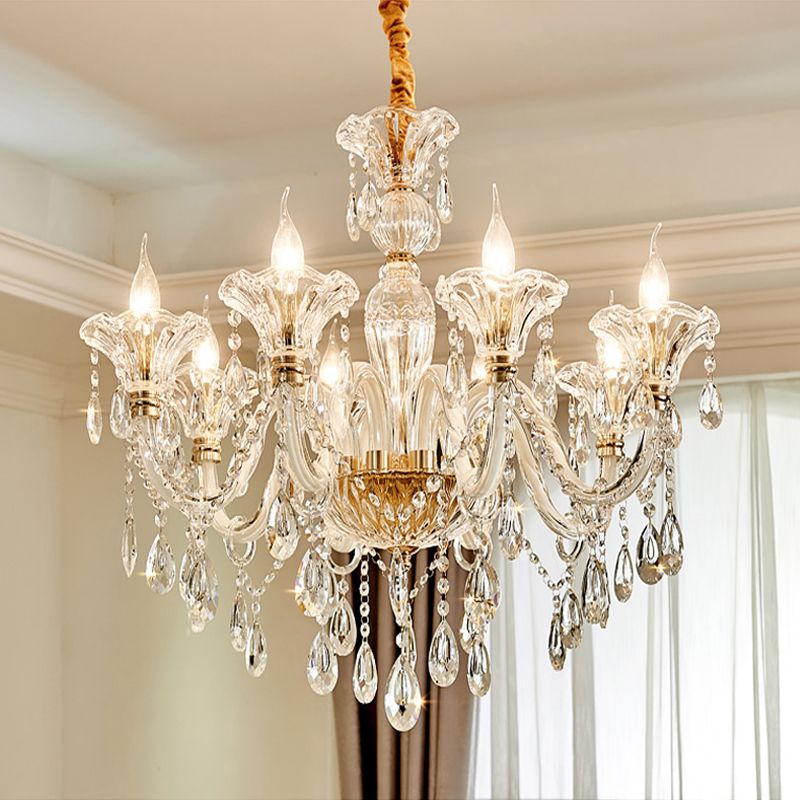 compre new american modern style crystal iluminacion del restaurante de la lampara sala de estar dormitorio estudio dirigido lamparas de cristal