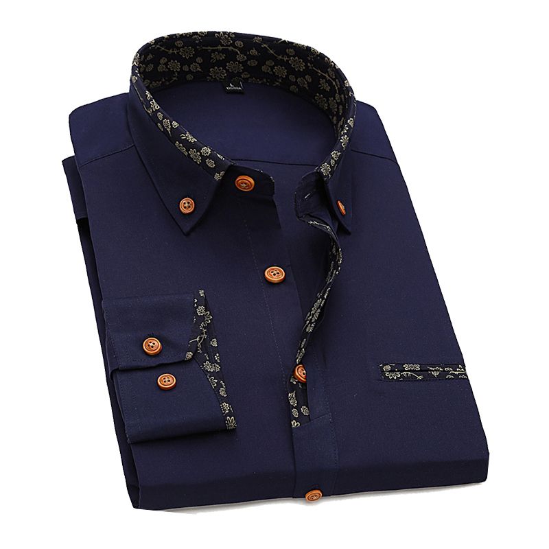 2020 Mens Casual Shirt Floral Slim Fit Plus Size 5xl Fancy Shirts