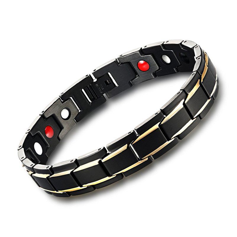 2020 Black Mens Health Bracelets & Bangles H Power Stainless Steel Charm Bracelet