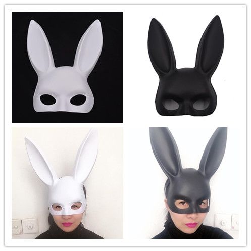 Bunny Mask Headband Easter Rabbit Child Halloween Costume Accessory 2 COLORS