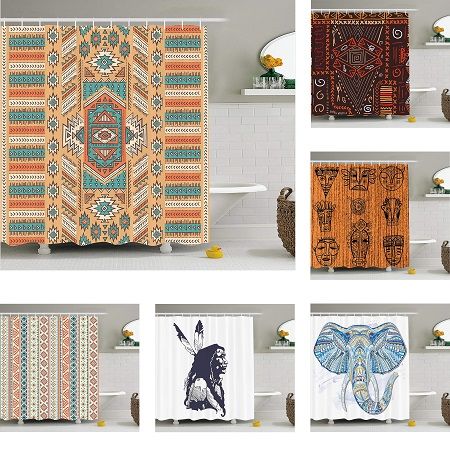 bathroom decor shower curtains