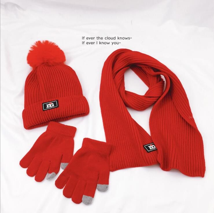 ski hat and gloves