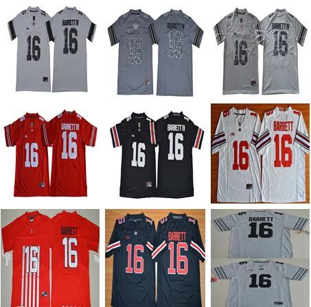 2020 16 J.T. Barrett IV Jersey Carbon 