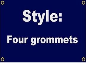 Vier grommets