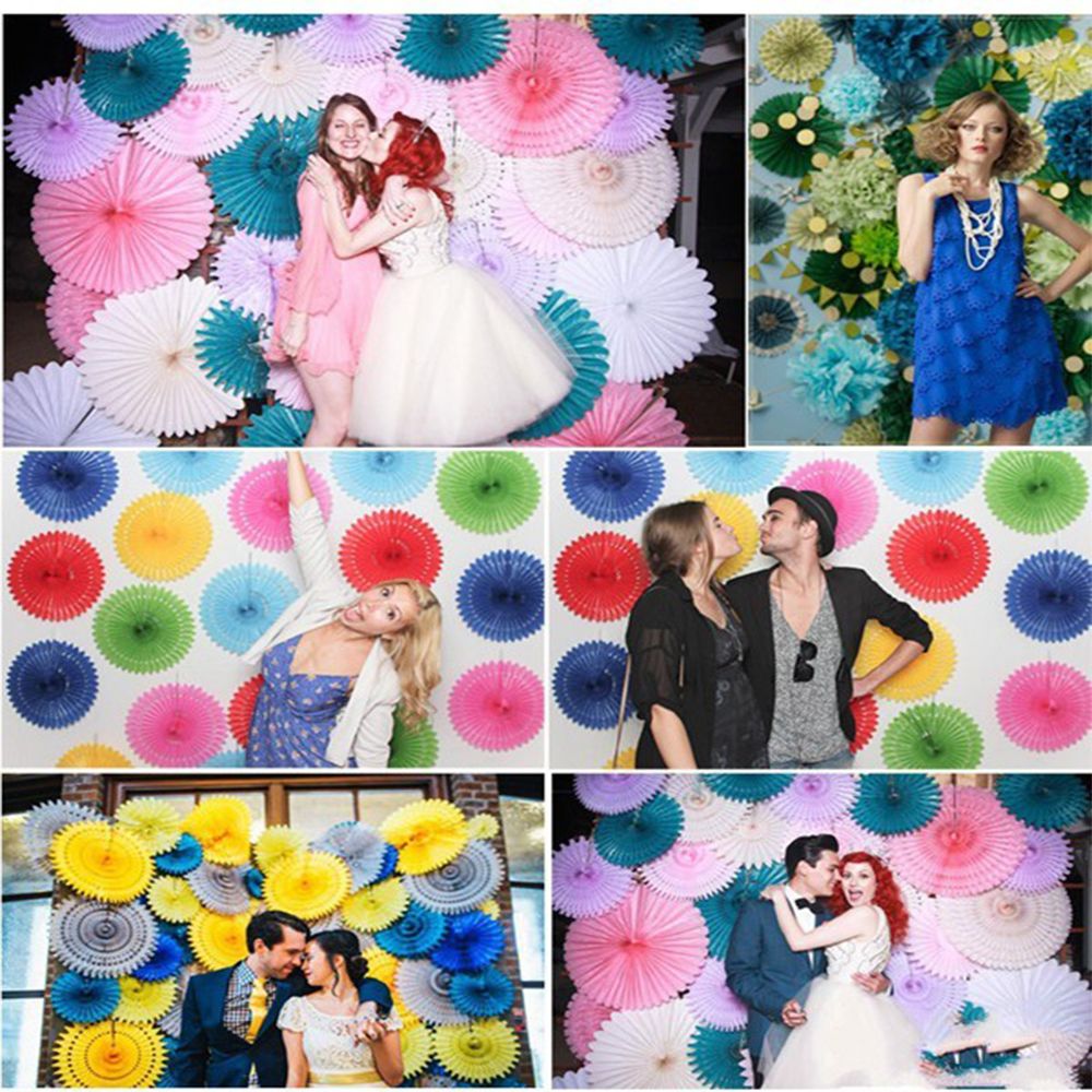 paper fan party decorations