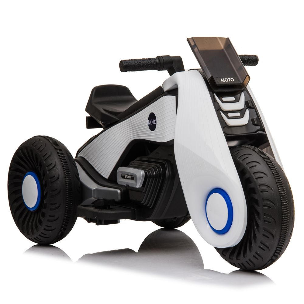 Juguetes para niños eléctrico motocicleta coche de 3 ruedas dobles Drive coches juguete para