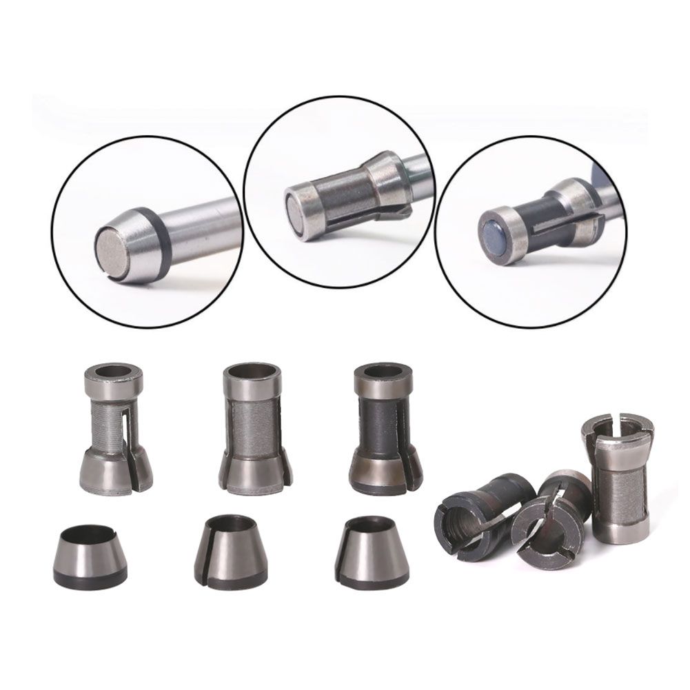 3pc/lot 6mm/6.35mm/8mm High Precision Adapter Collet Shank Router ToolB HL