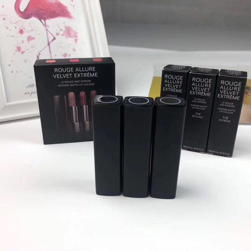 Luxury Makeup Rouge Allure Velvet Extreme Matte Lipstick Rouge A Levre Lipsticks Lip Gloss Lipgloss Set Cosmetic Bags Foundation Makeup From