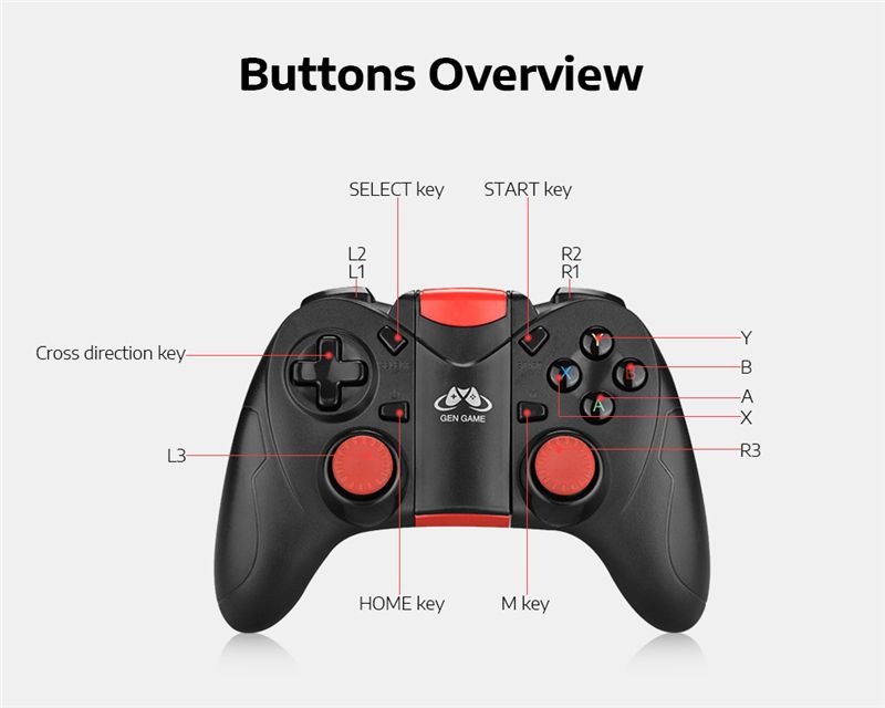Best Quality Gen Game S6 Wireless Bluetooth Gamepad Game Controller Joystick Bluetooth Android Gaming Remote Control For Pc Ios Android Phone At Cheap Price Online Nostalgic Host Dhgate Com