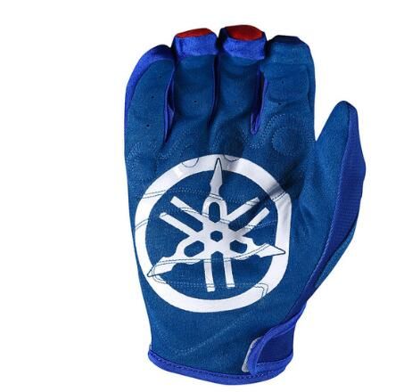 blue dirt bike gloves