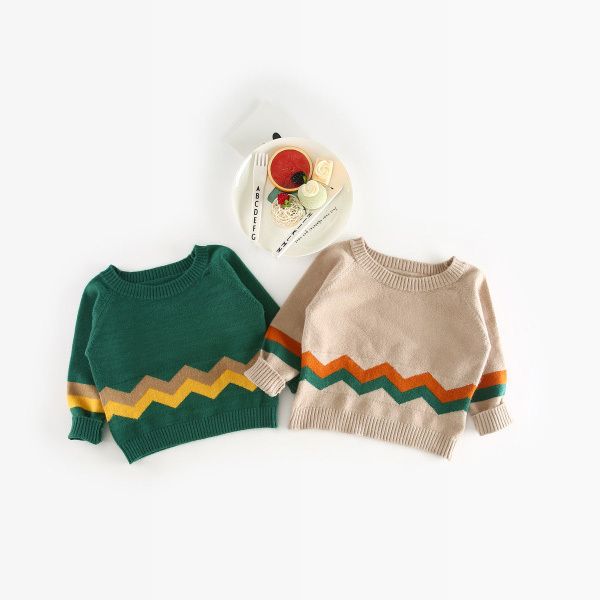Wnleigel Spring Autumn Girls Boys Sweaters Kids O Neck Long Sleeve Wave Pattern Cardigan Baby Casual All Match Clothes Children Hand Knitting Sweater Wnleigel Spring Autumn Girls Boys Sweaters Kids O Neck Long Sleeve Wave Pattern Cardigan Baby Casual All Match Clothes Children Hand Knitting Sweater