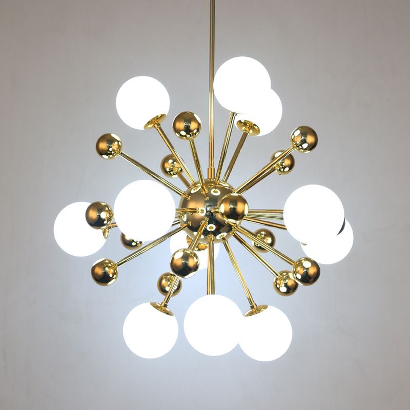 Modern Gold Decorative Glass Pendant Light Fixture Chandelier Ceiling Lamps For Living Room Bedroom Dinning Room Decor Hanging Lights Victorian