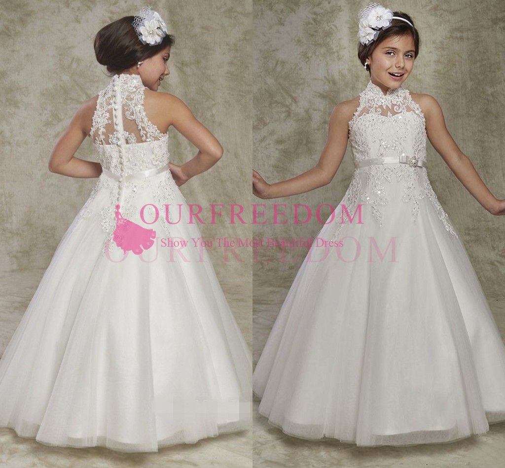 vintage lace flower girl dresses