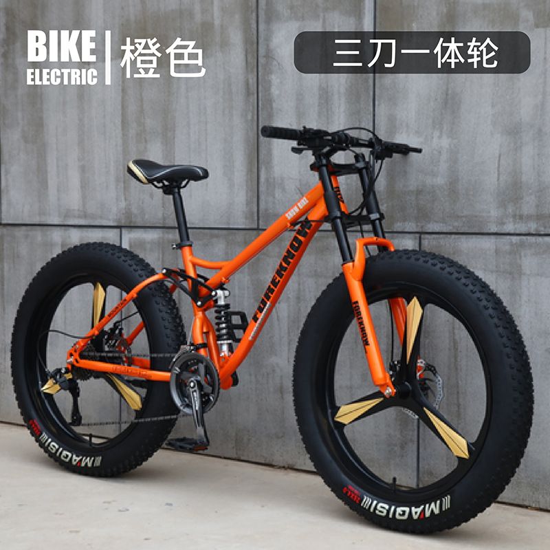 bicycle with large tires