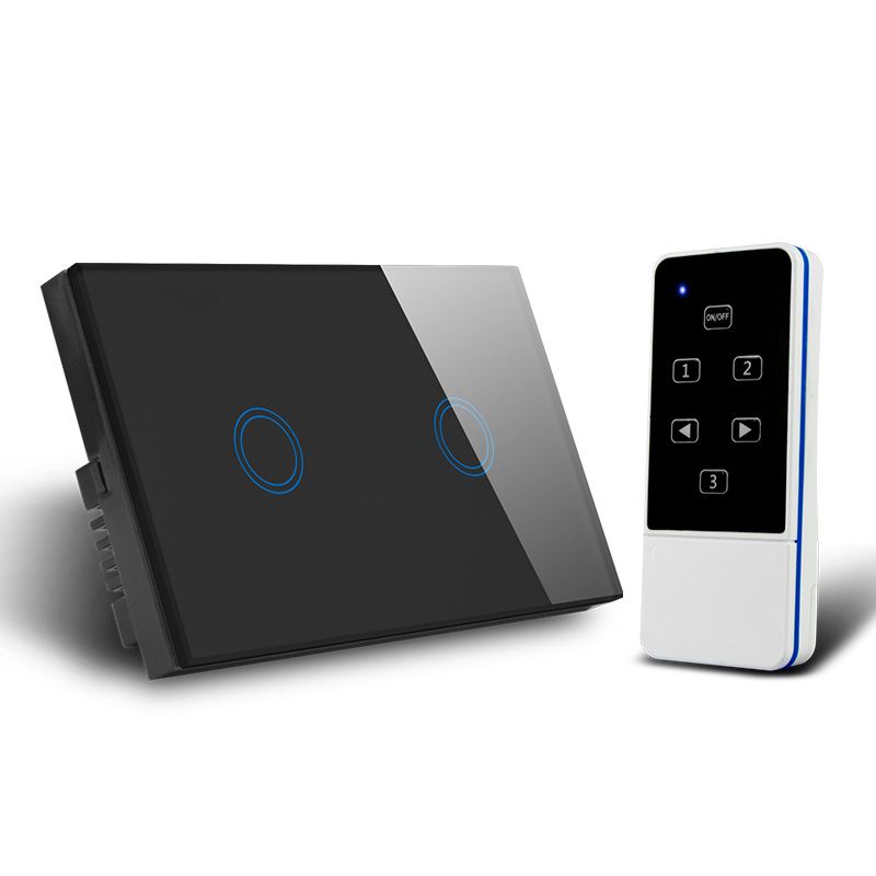 2020 Us Au 1 2 3 4 Gang Wireless Remote Smart Switch Waterproof Crystal Glass Panel Led Light Touch Wall Switch 110 240v Rf433mhz Switch From Ok360