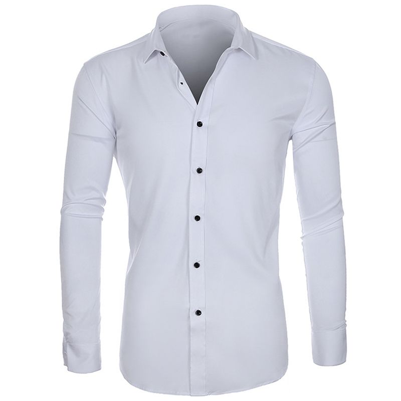 dress shirt top button