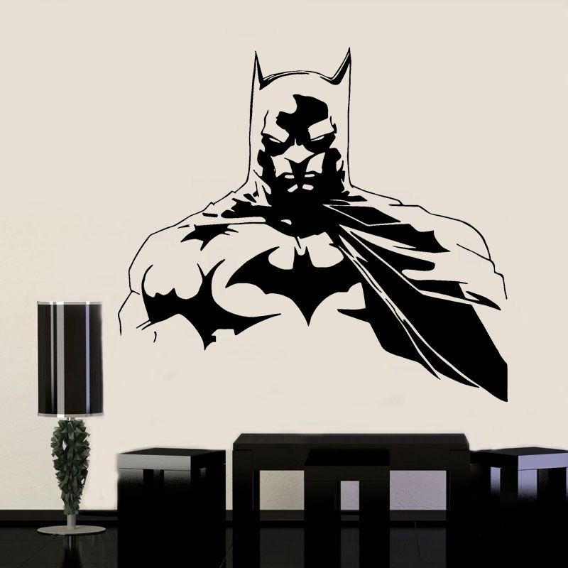 Justice League Batman Super Hero Wall Stickers Vinyl Interior Home