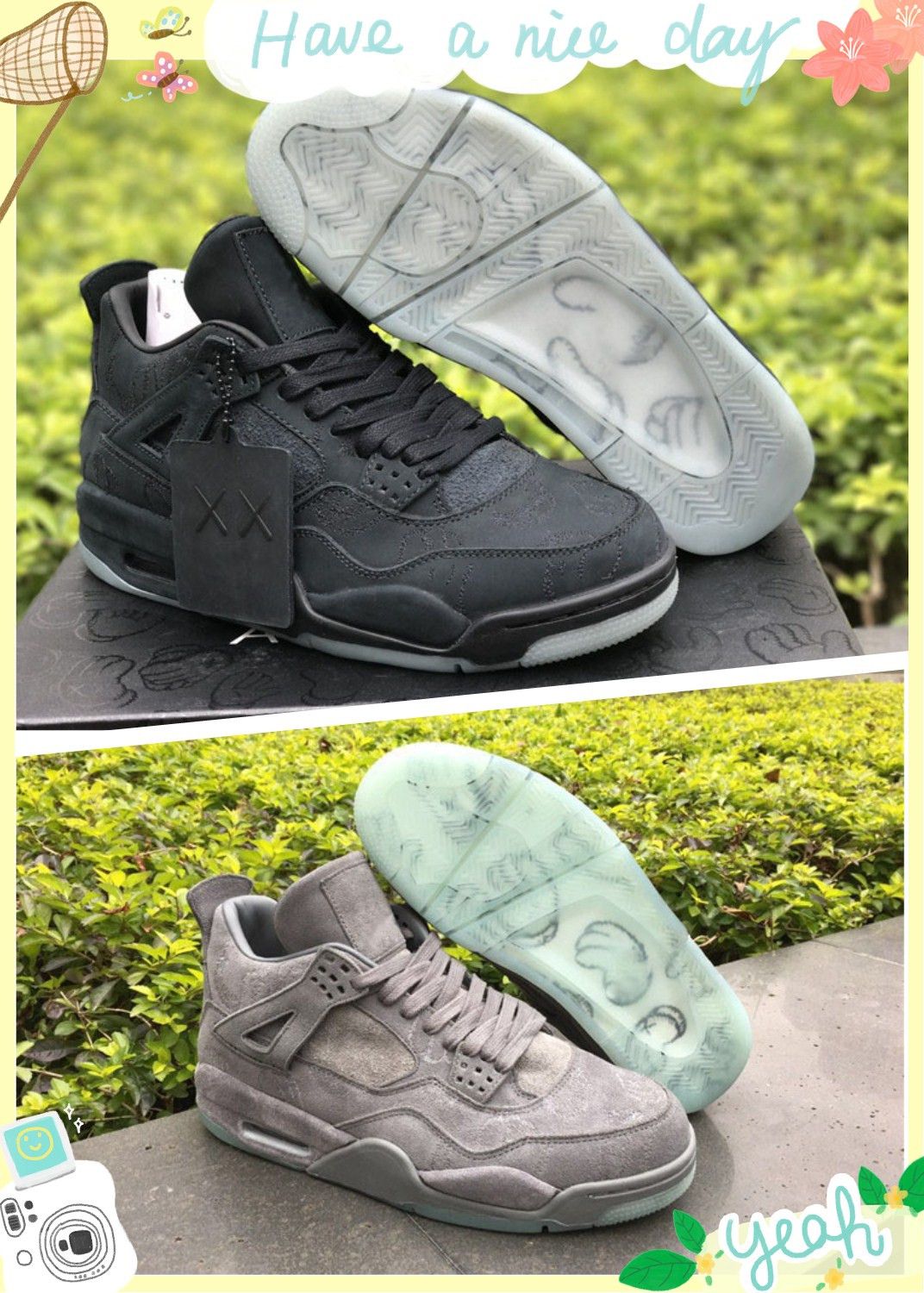 Jordan 4 Kaws Купить