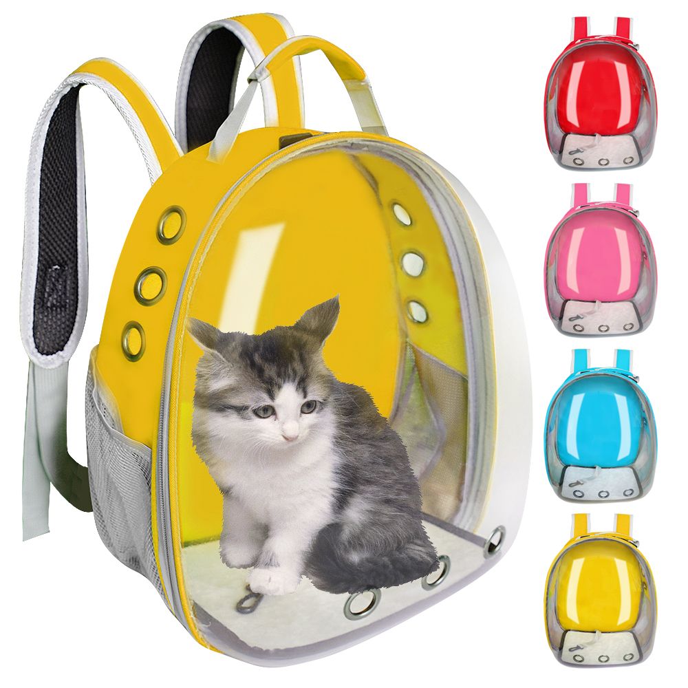 Compra Transpirable Lleva El Portador Del Animal Doméstico Del Gato Bolsa  Transparente Espacio Admiten Mochila Bolsa Cápsula Para Gatos Perrito Del  Astronauta Viaje Bolso Al Aire Libre Barato | Entrega Rápida Y