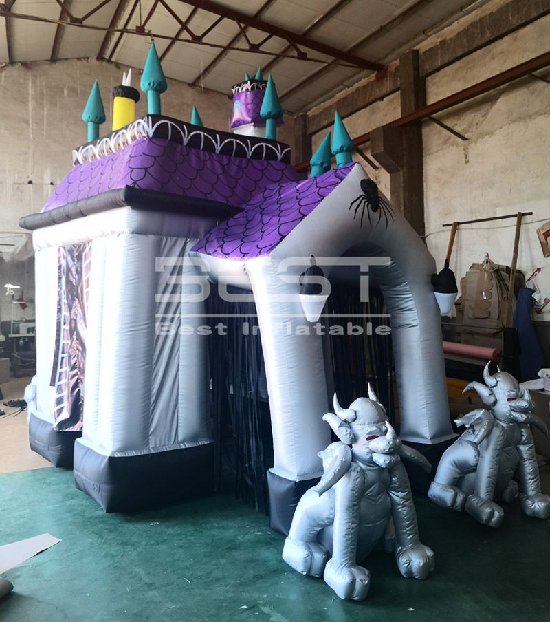 Acheter Pas Cher 2020 Décoration Nouvelle Maison Hantée Gonflable, Gonflable  Maison Hantée Pour Halloween, Maison Hantée Gonflable De Halloween À Vendre  Du 905,83 € | Fr.dhgate