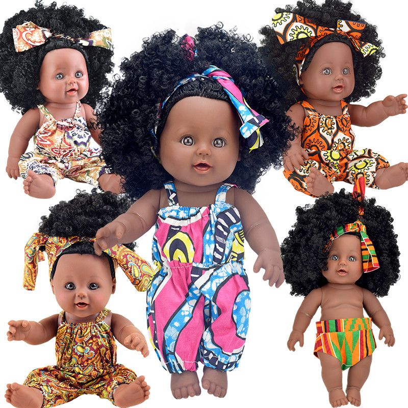 black porcelain baby dolls