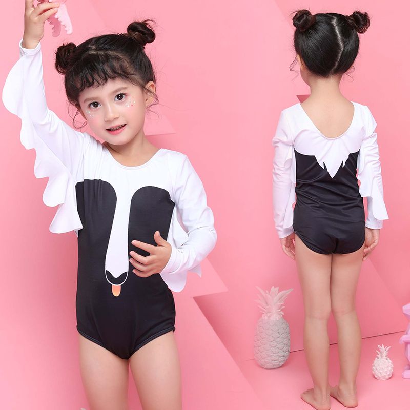 long sleeve children's swimwear
