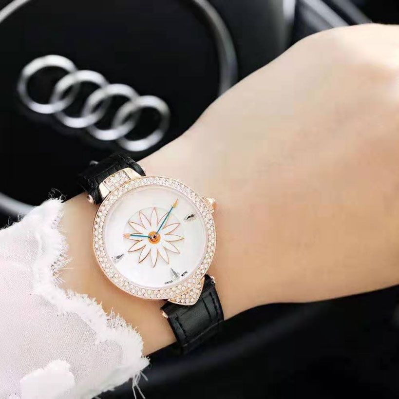 2020 Top Quality Wristwatches Lady Watch Leather Belt Buckle Roman Ladies Montre De Luxe Quartz Movement Ladies Women Flowers Watches Womens Watches Sales Sale Watch From Banana668 17 05 Dhgate Com