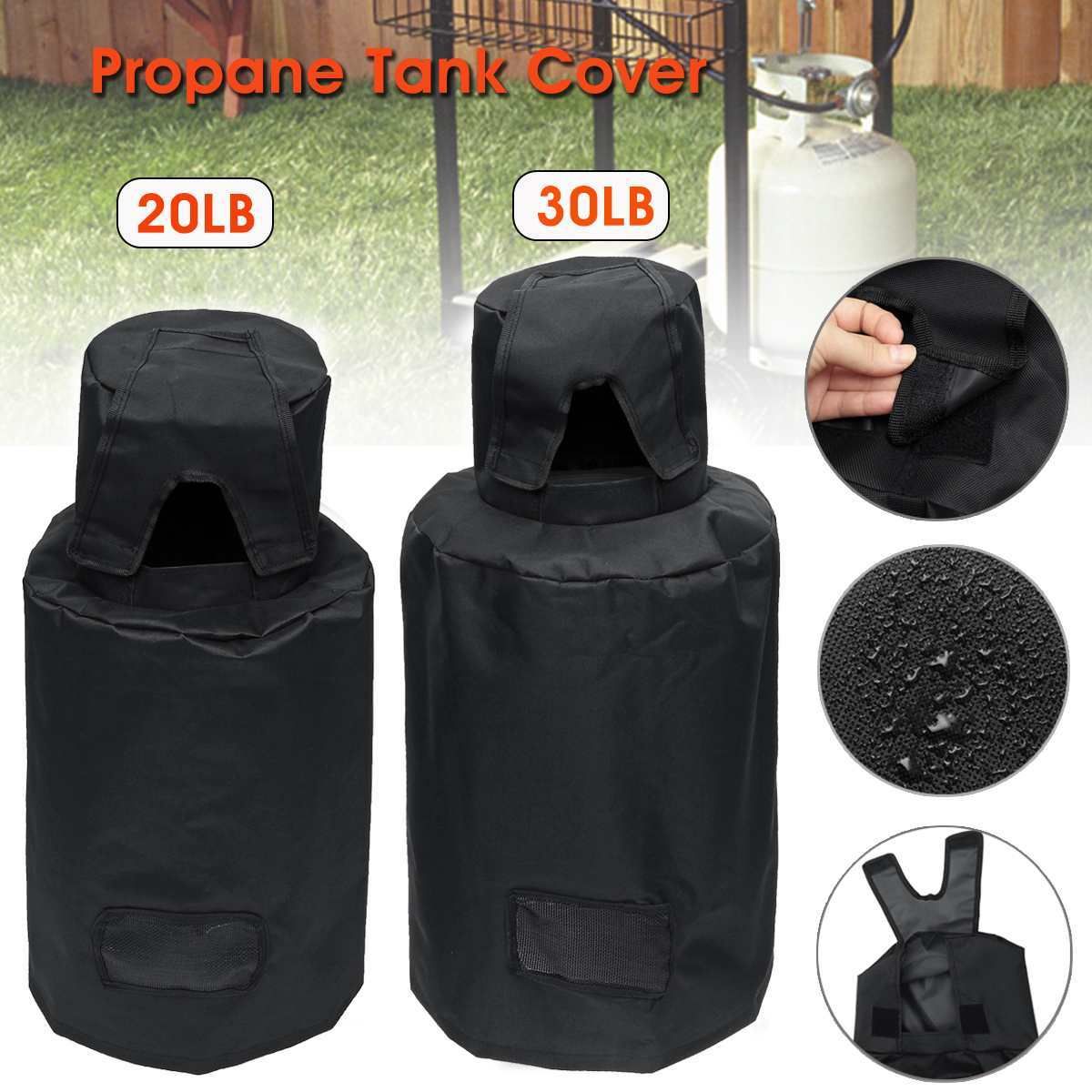 2021 20lb / 30lb Propane Tank Cover Gas Bottle Covers Waterproof Dust