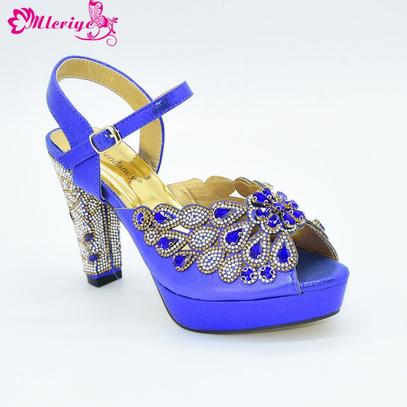 royal blue bags and shoes