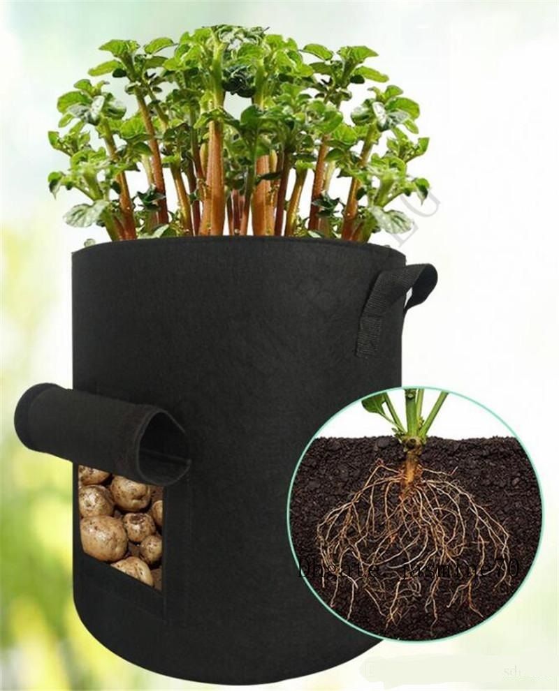 woven planter bags