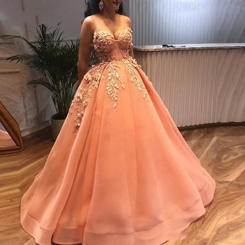 robe de bal orange