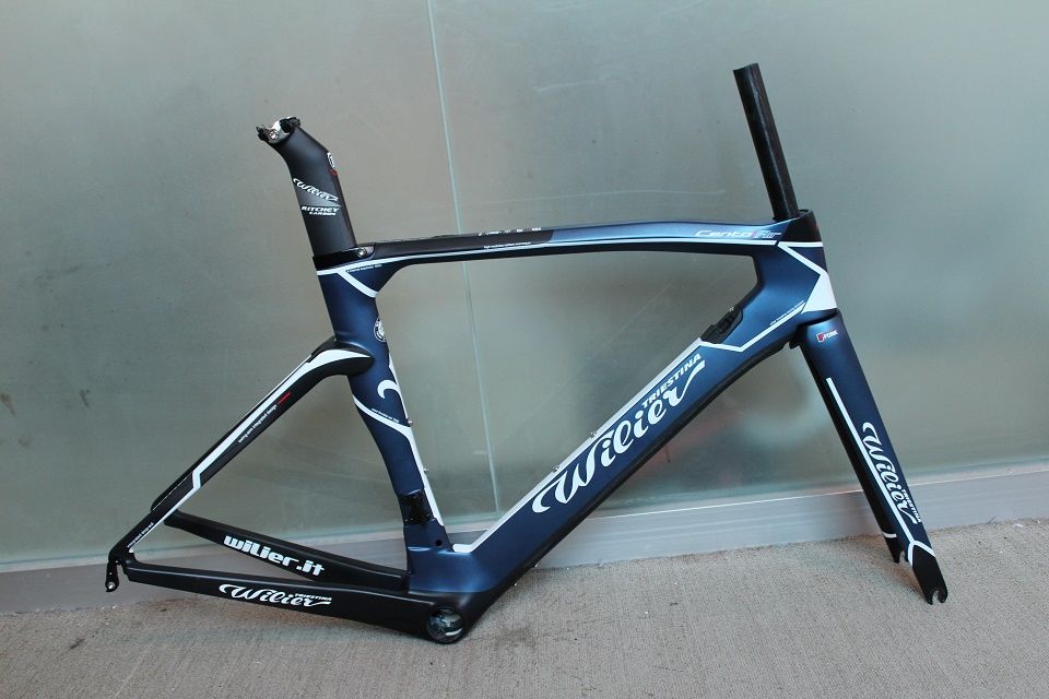 Blue Wilier Carbon Road Frame Full Carbon Fiber Bicycle Frame With