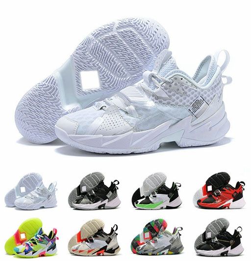 white russell westbrook shoes