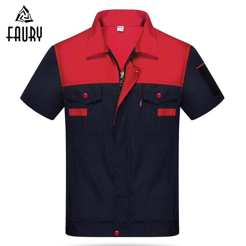 Discount Wholesale Clothes Labor Work Wear Patchwork Unisex