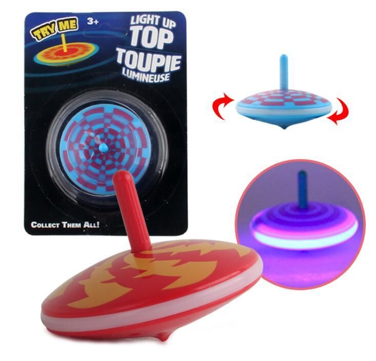 light up spinning top toy