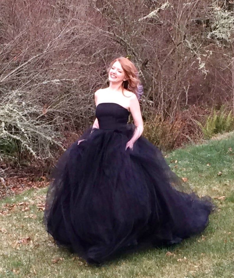 Discount Custoim Made Wedding,Vintage Black Gothic Wedding