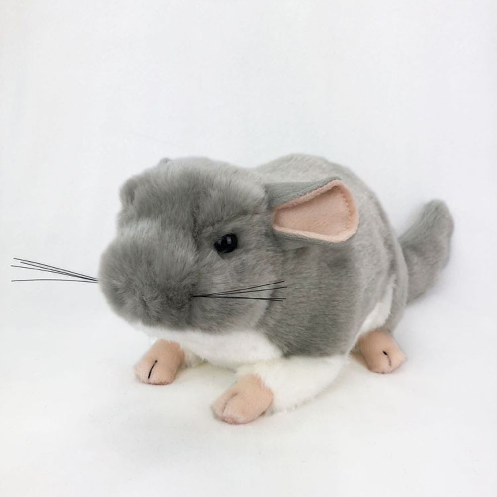 realistic chinchilla stuffed animal
