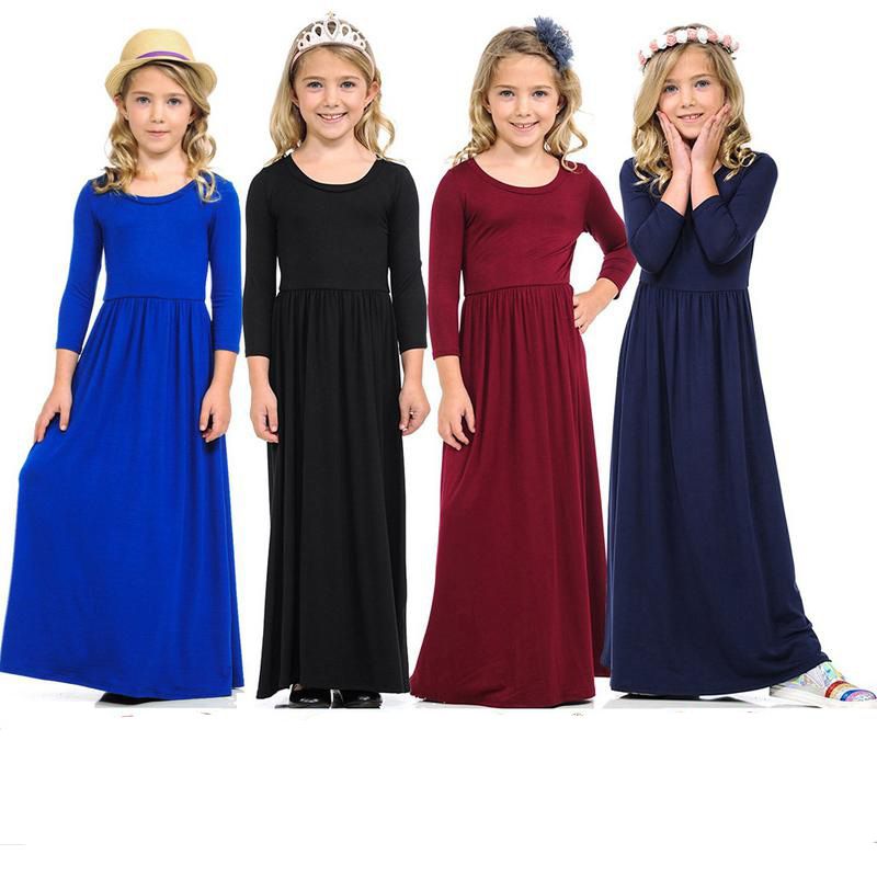 girls maxi party dress
