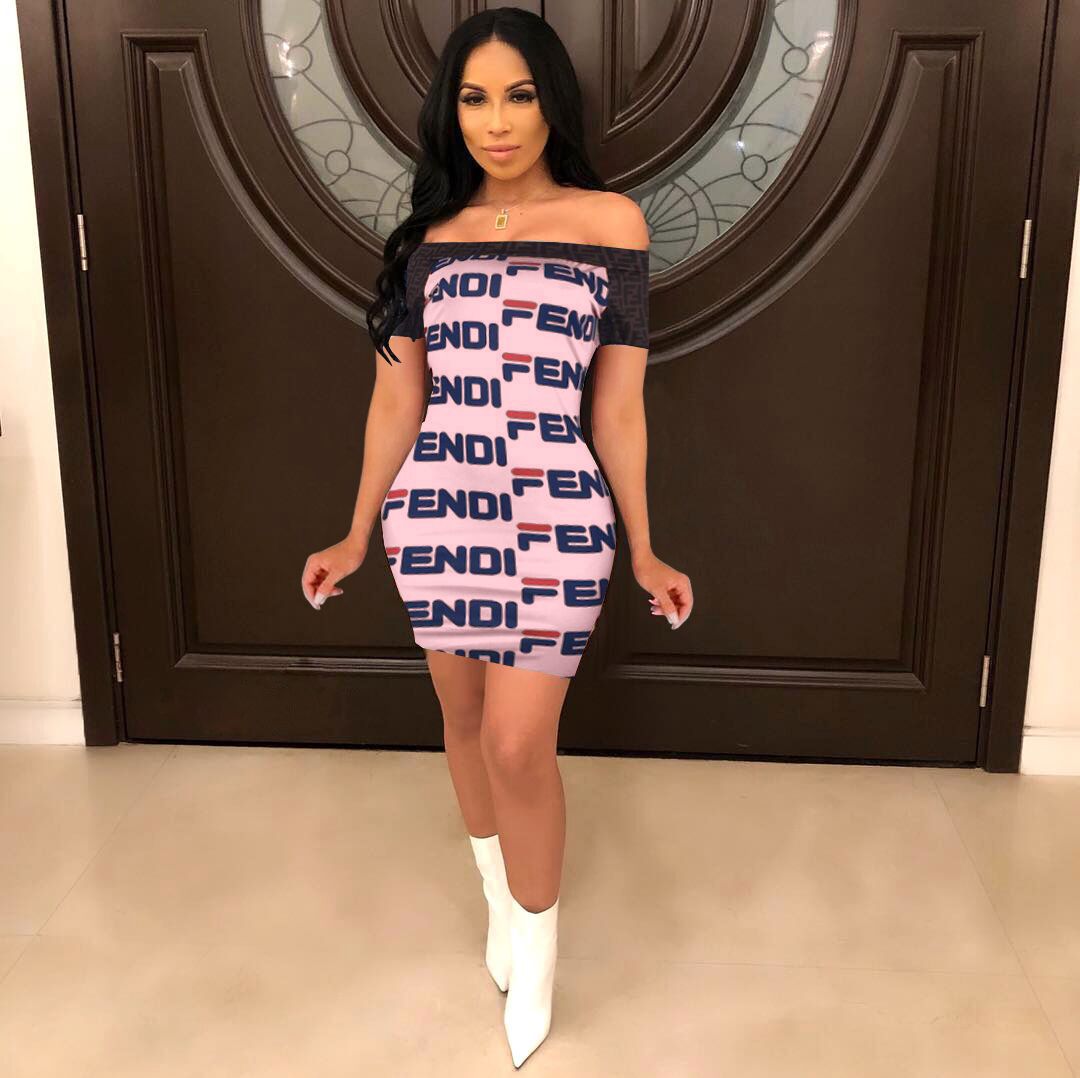 Grosshandel Frauenkleider Schulterfrei Sexy Der Brief Printing Sportswear Dunne Frauenkleidung Grosse Sommer Europaische Usa Heisser Verkauf Von Allison87099 8 09 Auf De Dhgate Com Dhgate