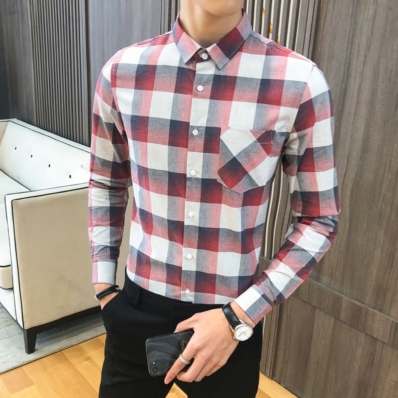 business casual plaid