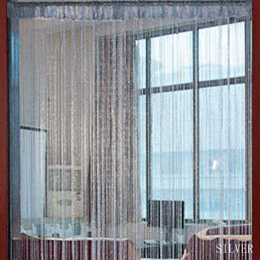 2019 Decorative Line Curtains String Curtains Silver Thread