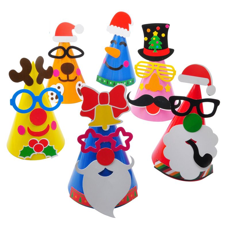 Christmas Hat Children DIY Handmade 