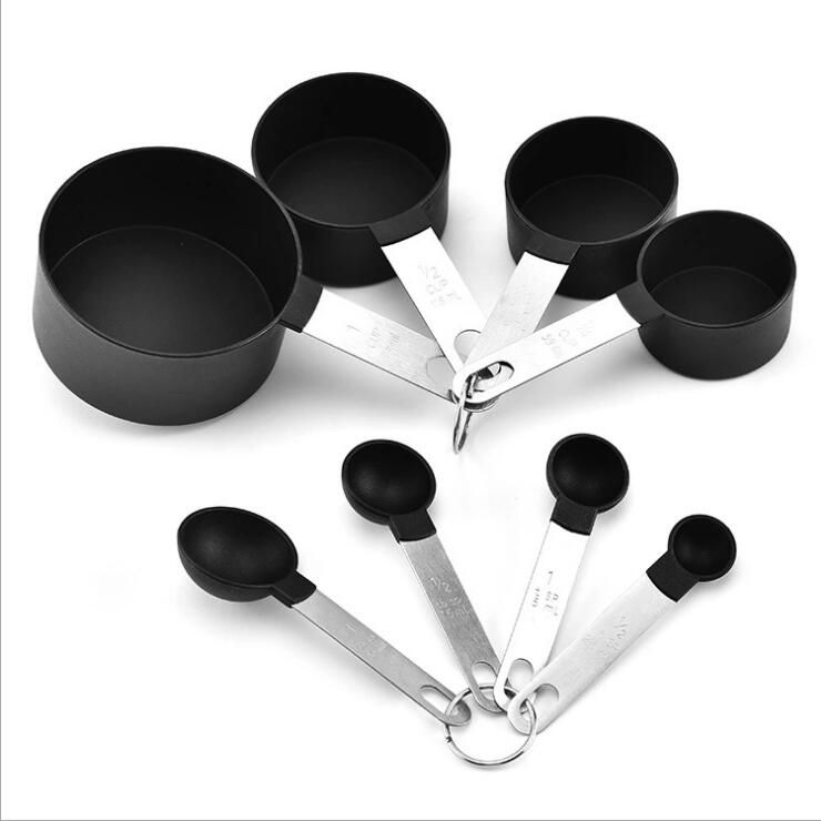 satin al paslanmaz celik kulp 8 parcali gida sinifi plastik olcu kabi olcu kasigi kasik mutfak gadget seti olcum tl20 48 dhgate comda