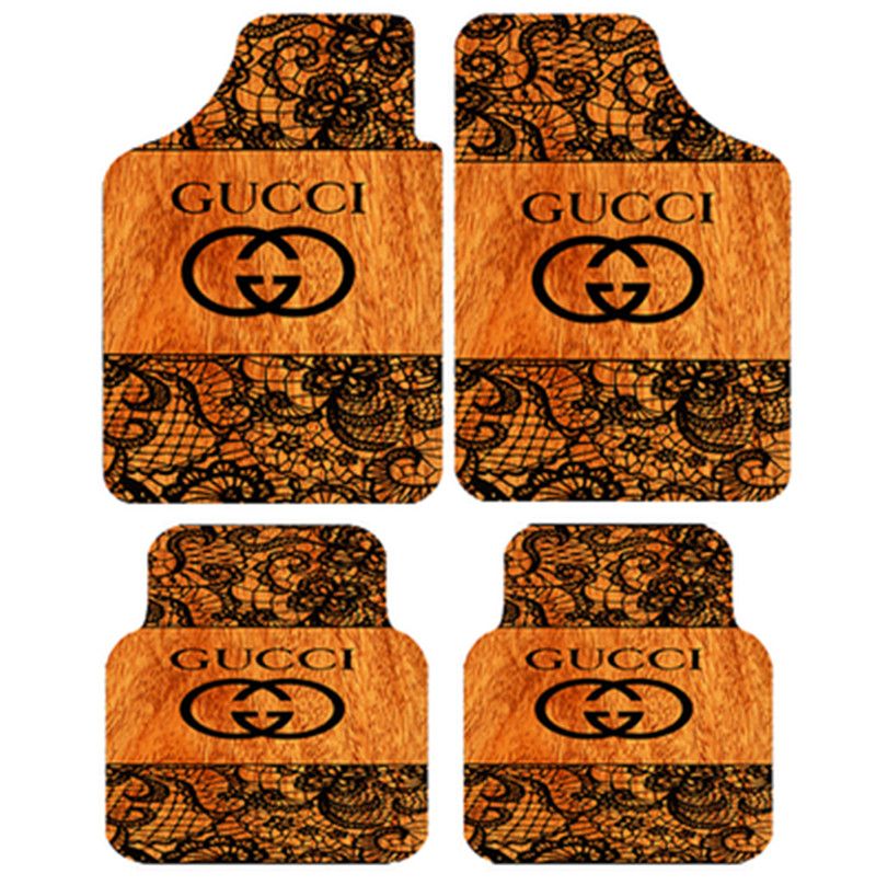 wood grain car floor mats