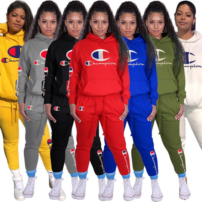 Women Plus Size Sets Tracksuit Hoodies 