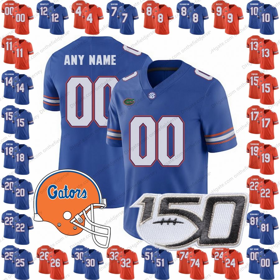 custom gator jersey name and number