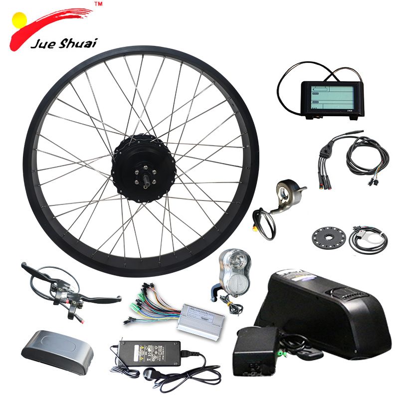 2020 26 4 0 Fat Bike Electric Bike Conversion Kit With Lithium