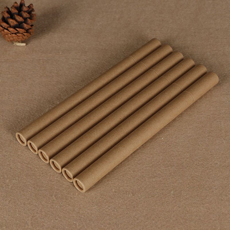 Kraft Paper Incense Tube Incense Barrel Small Storage Box For 10g Oss