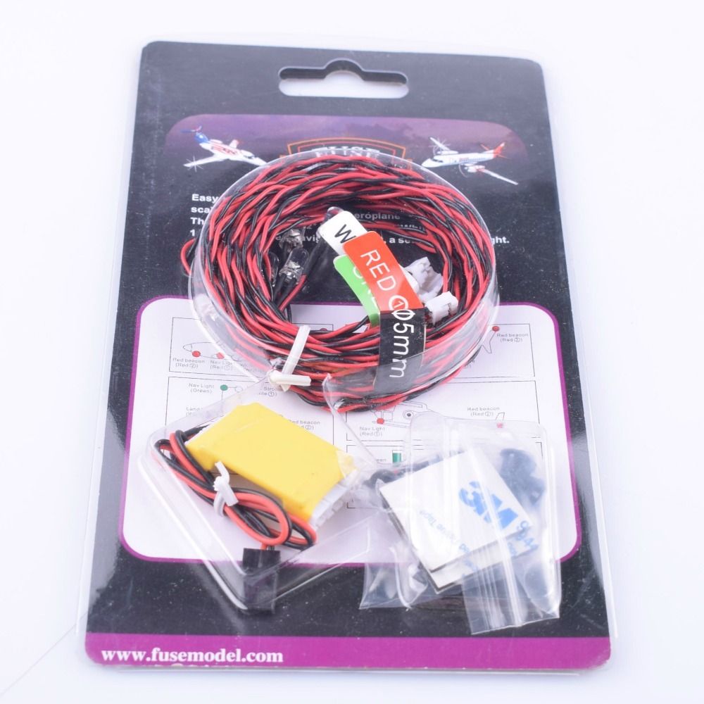 2021 110 RC Realistic LED Lighting System Kit Helicopter Airplane
