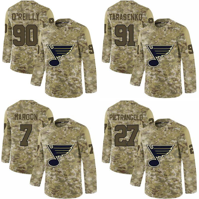 st louis blues military jersey